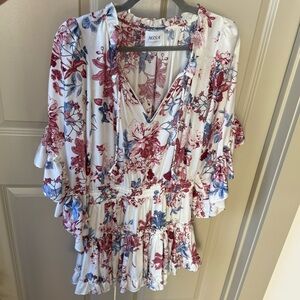 MISA Red and Blue Dress